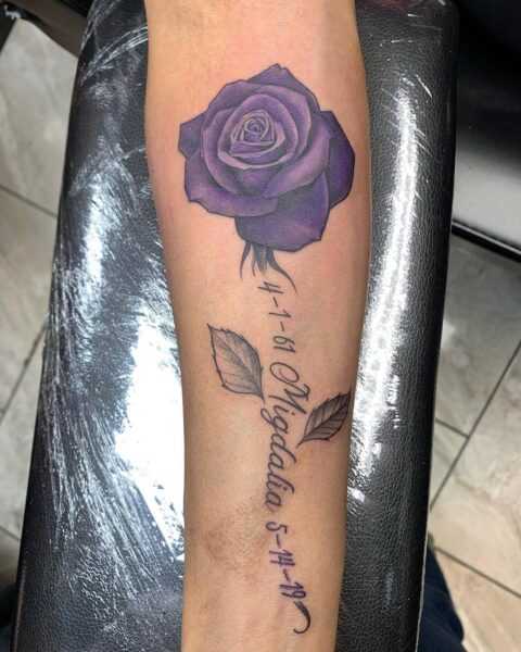 Blue Rose Tattoo