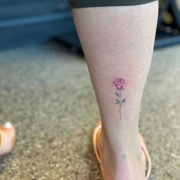 Small Rose Tattoo