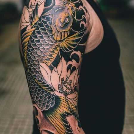 Koi Fish Tattoo Design and the Meaning of Koi Tattoo in Japanese