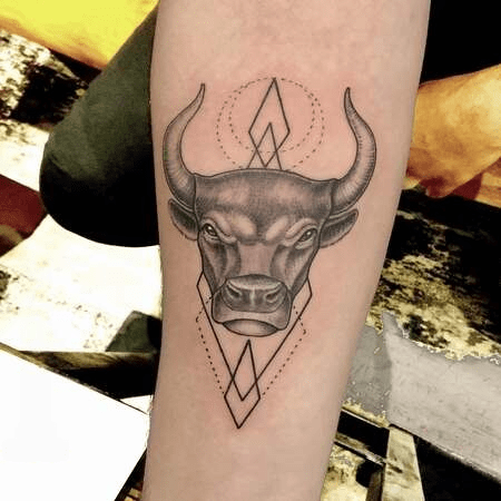 Fore Arm Bull Tattoo | merakitattooz